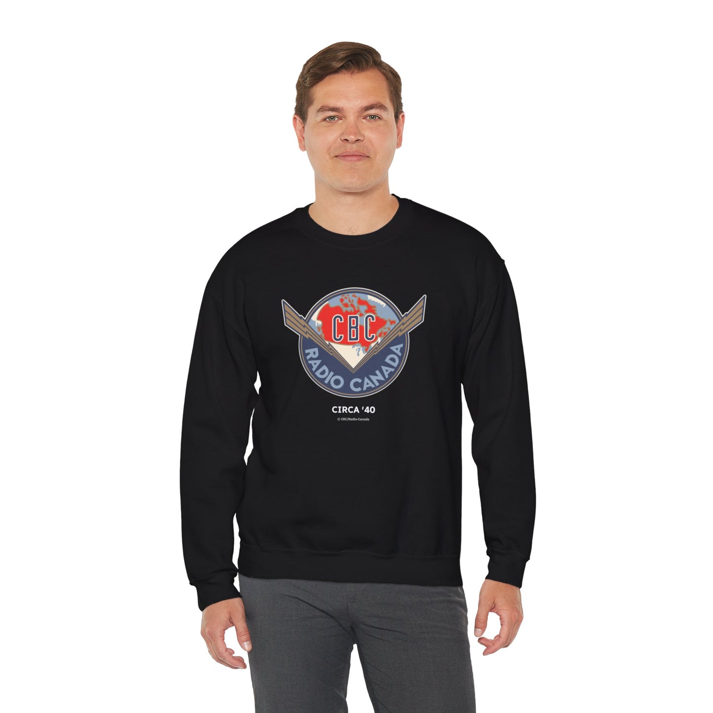 CBC 1940 Retro Logo Unisex Heavy Blend™ Crewneck Sweatshirt