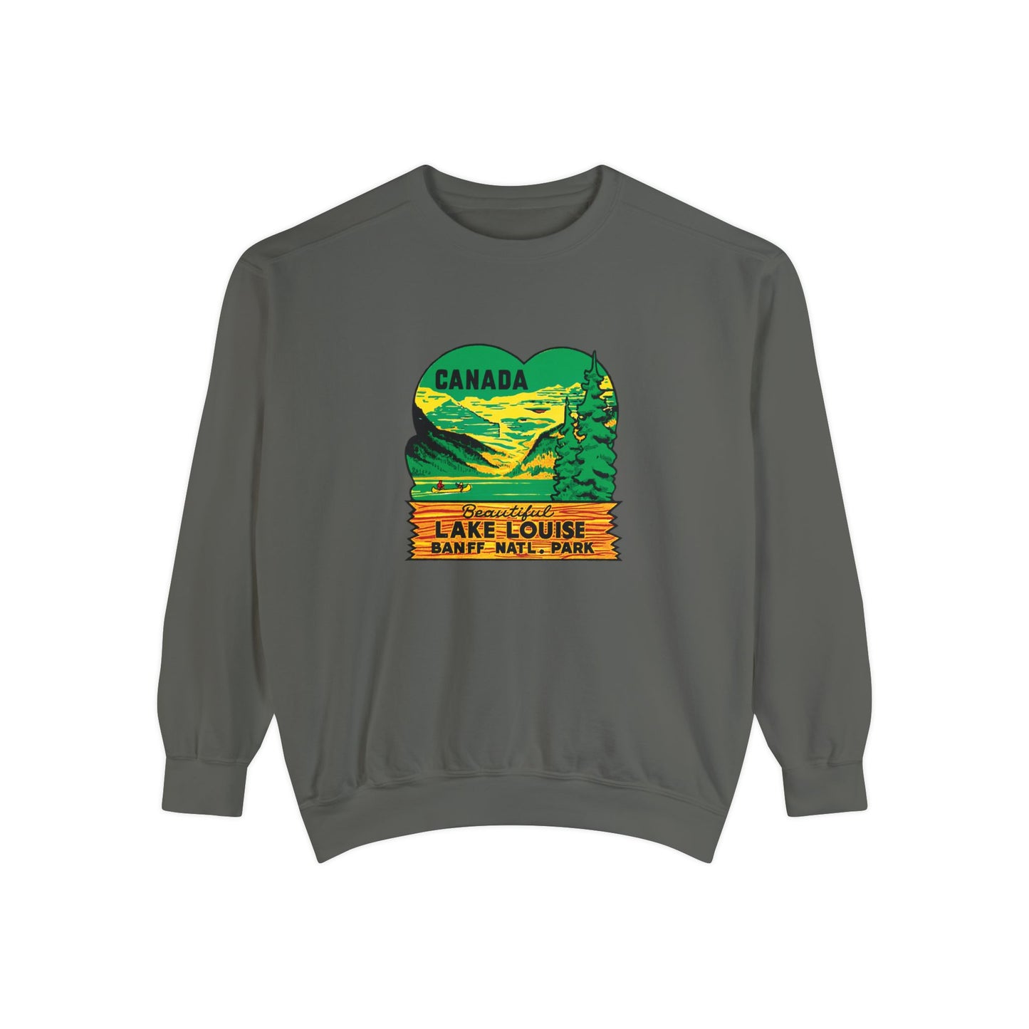 Canada Lake Louise Unisex Garment-Dyed Sweatshirt