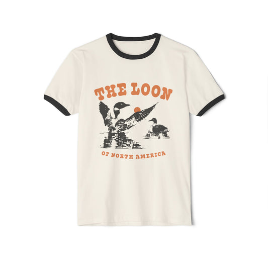 Loon Of North America Unisex Cotton Ringer T-Shirt