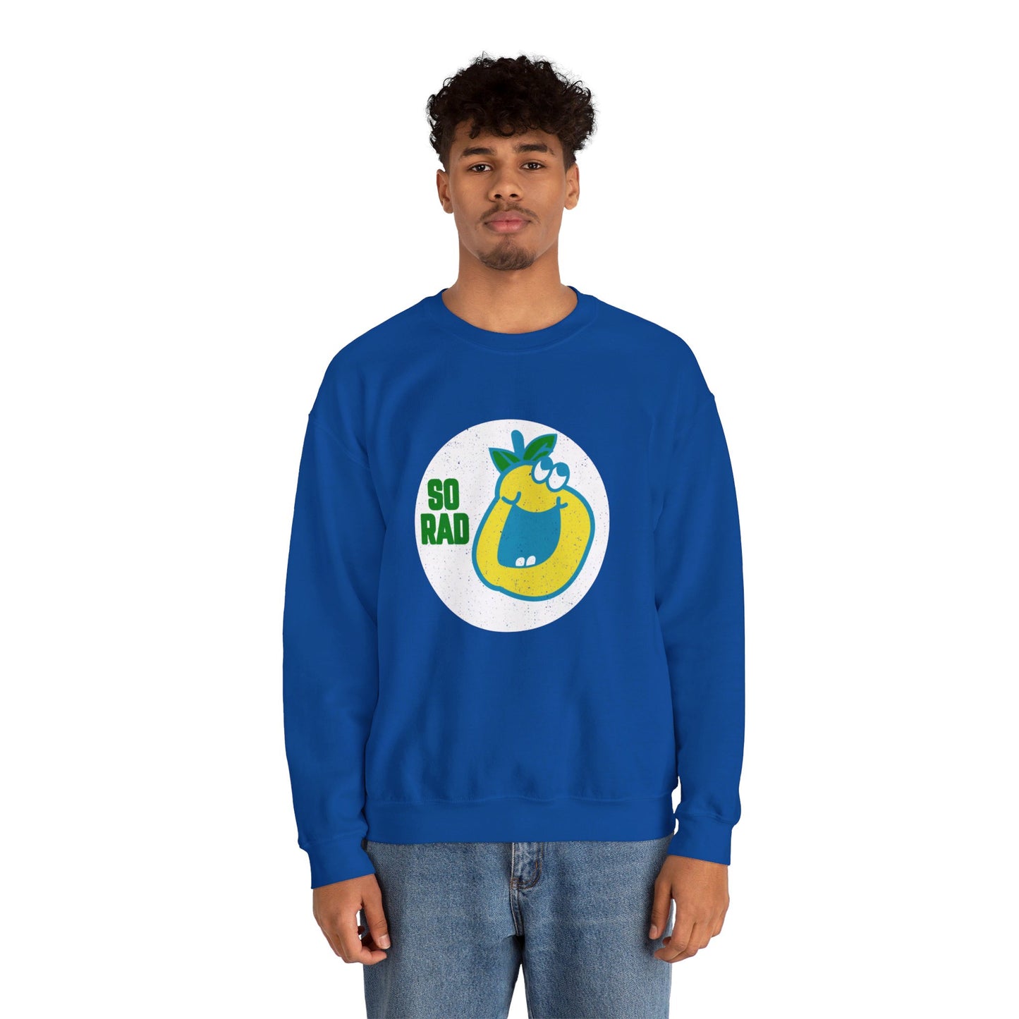 So Rad Retro Charachter Mascot Unisex Heavy Blend™ Crewneck Sweatshirt