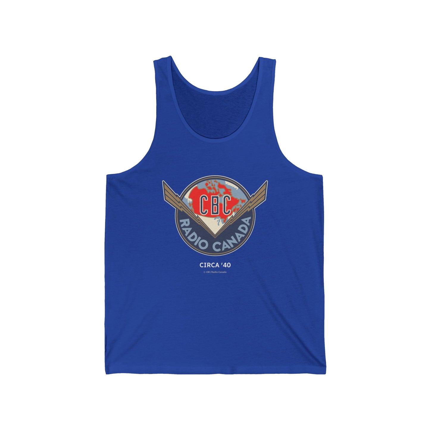 CBC 1940 Retro Logo Unisex Jersey Tank