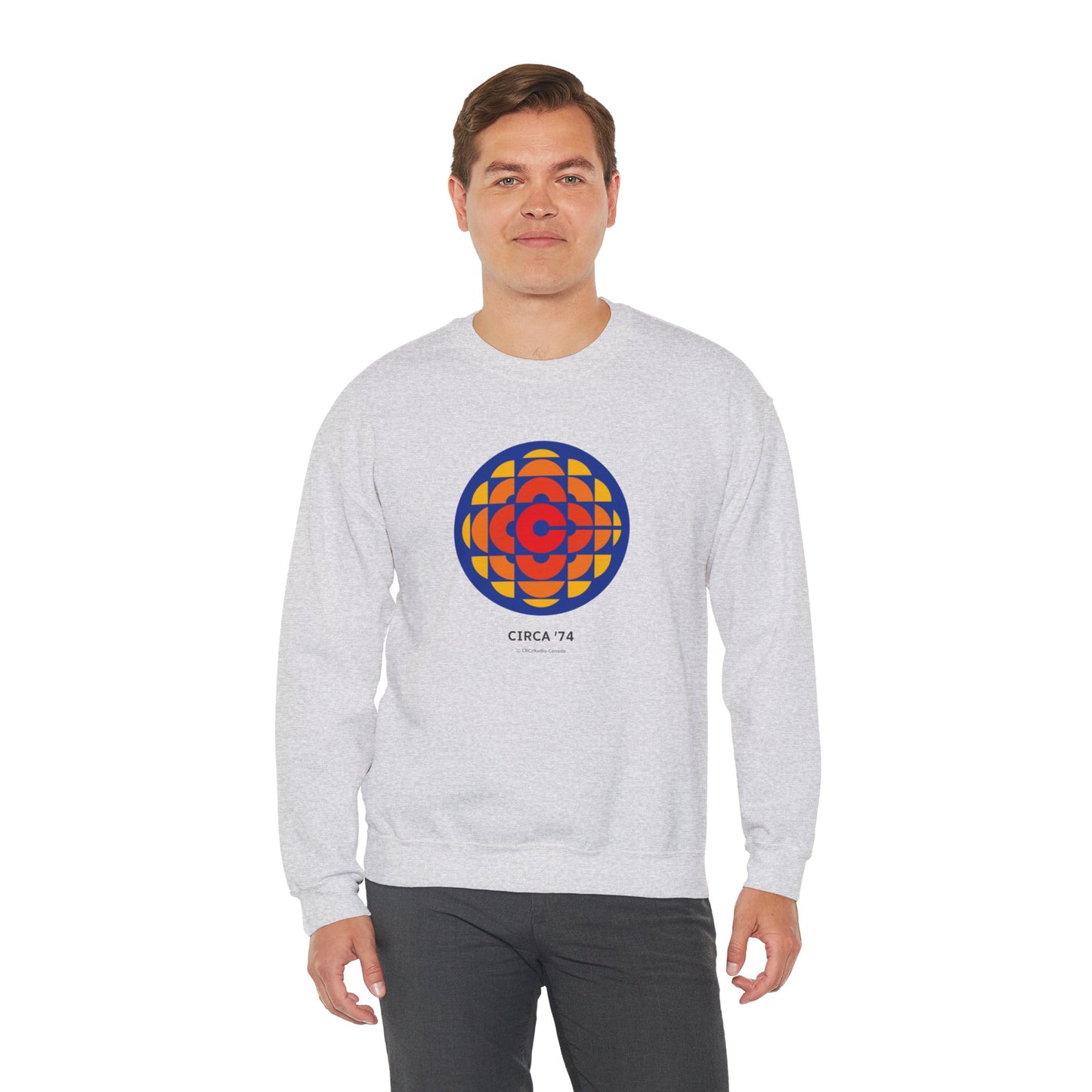 CBC 1974 Retro Logo Unisex Heavy Blend™ Crewneck Sweatshirt