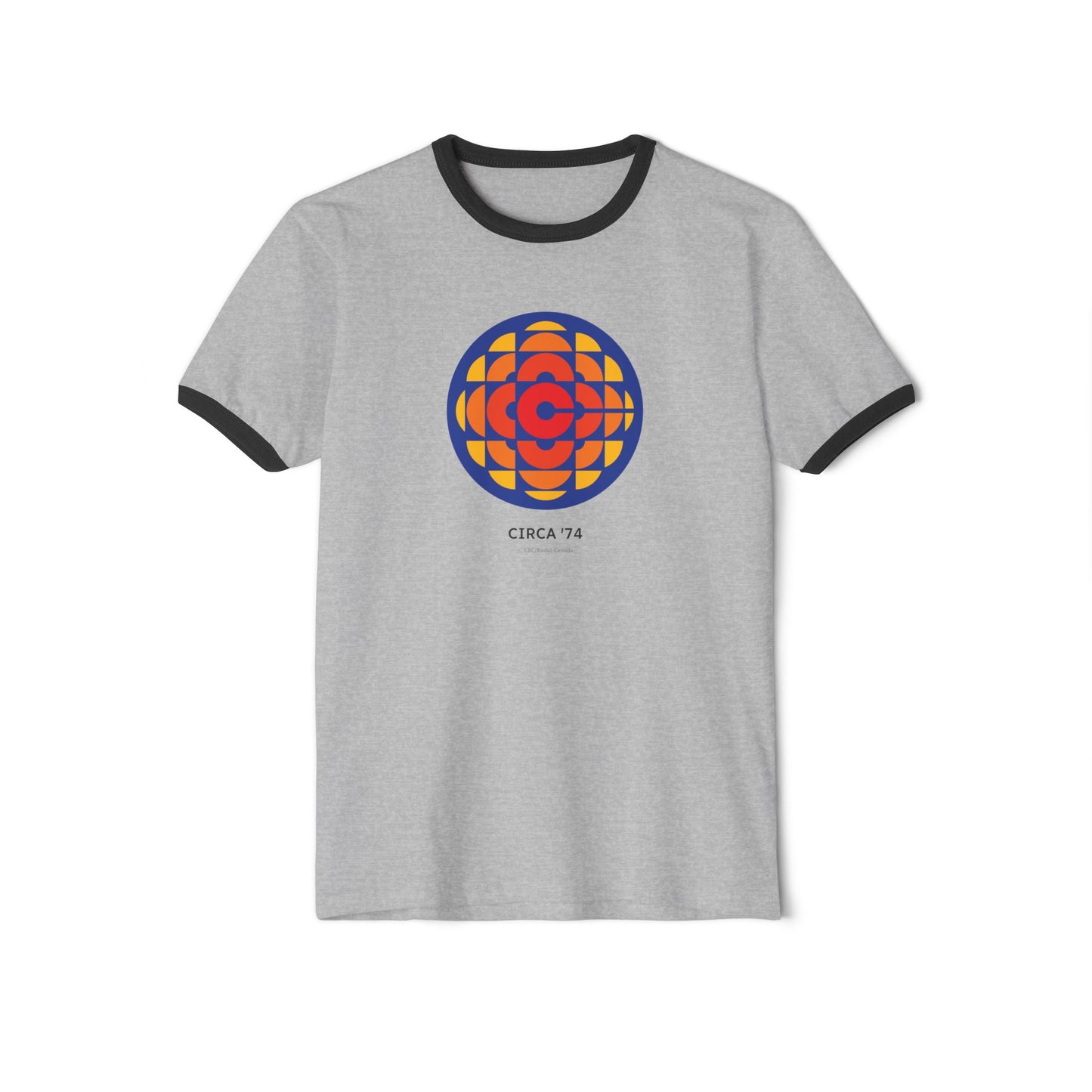 Copy of CBC 1974 Retro Logo Unisex Cotton Ringer T-Shirt