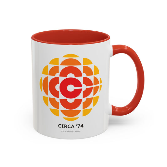 CBC 1974 Logo Accent Coffee Mug (11, 15oz)