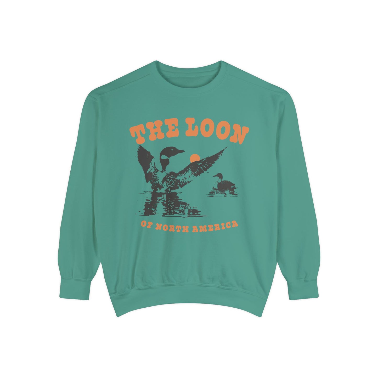 The Loon Of North America Unisex Garment-Dyed Sweatshirt