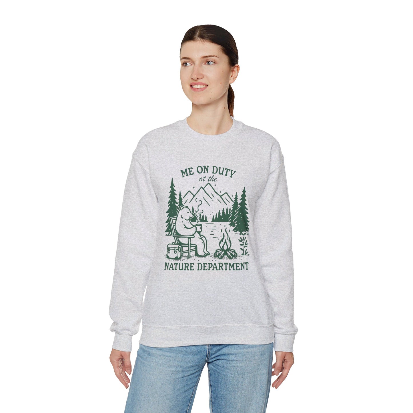 On Duty Nature Department Unisex Heavy Blend™ Crewneck Sweatshirt