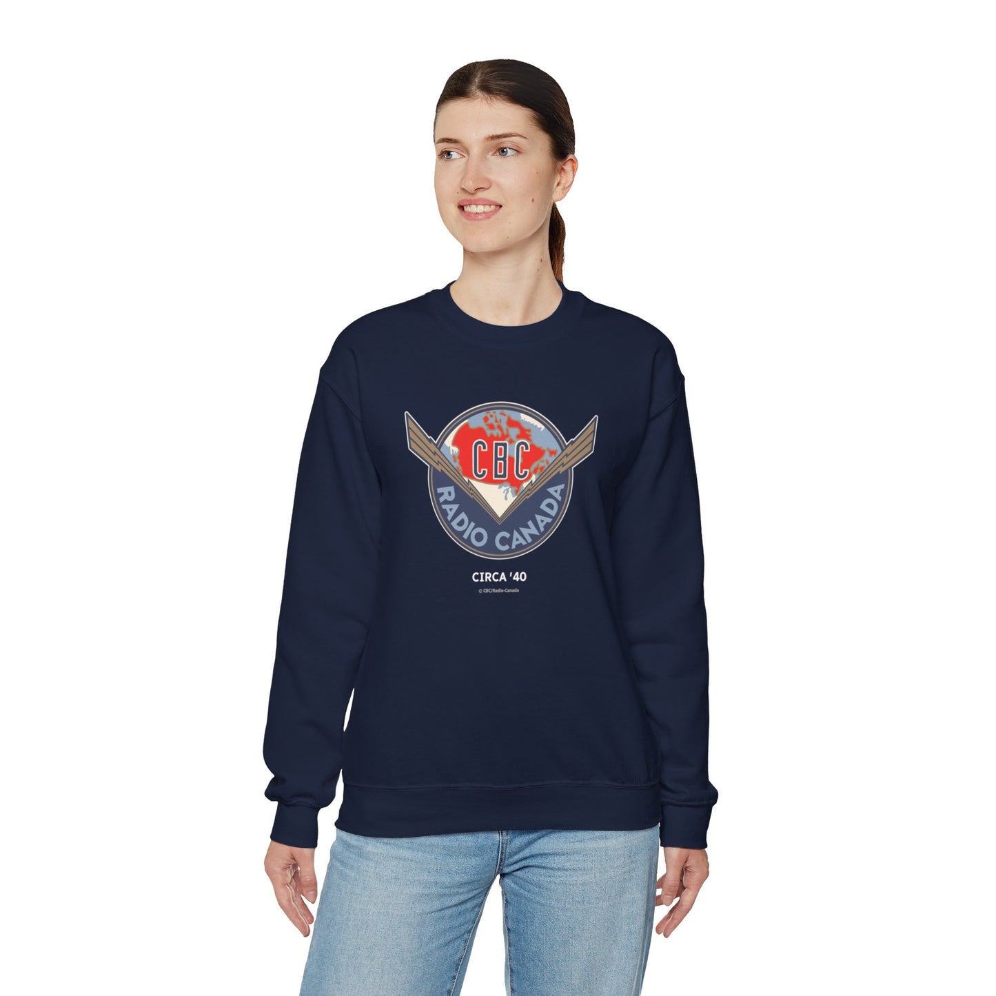 CBC 1940 Retro Logo Unisex Heavy Blend™ Crewneck Sweatshirt