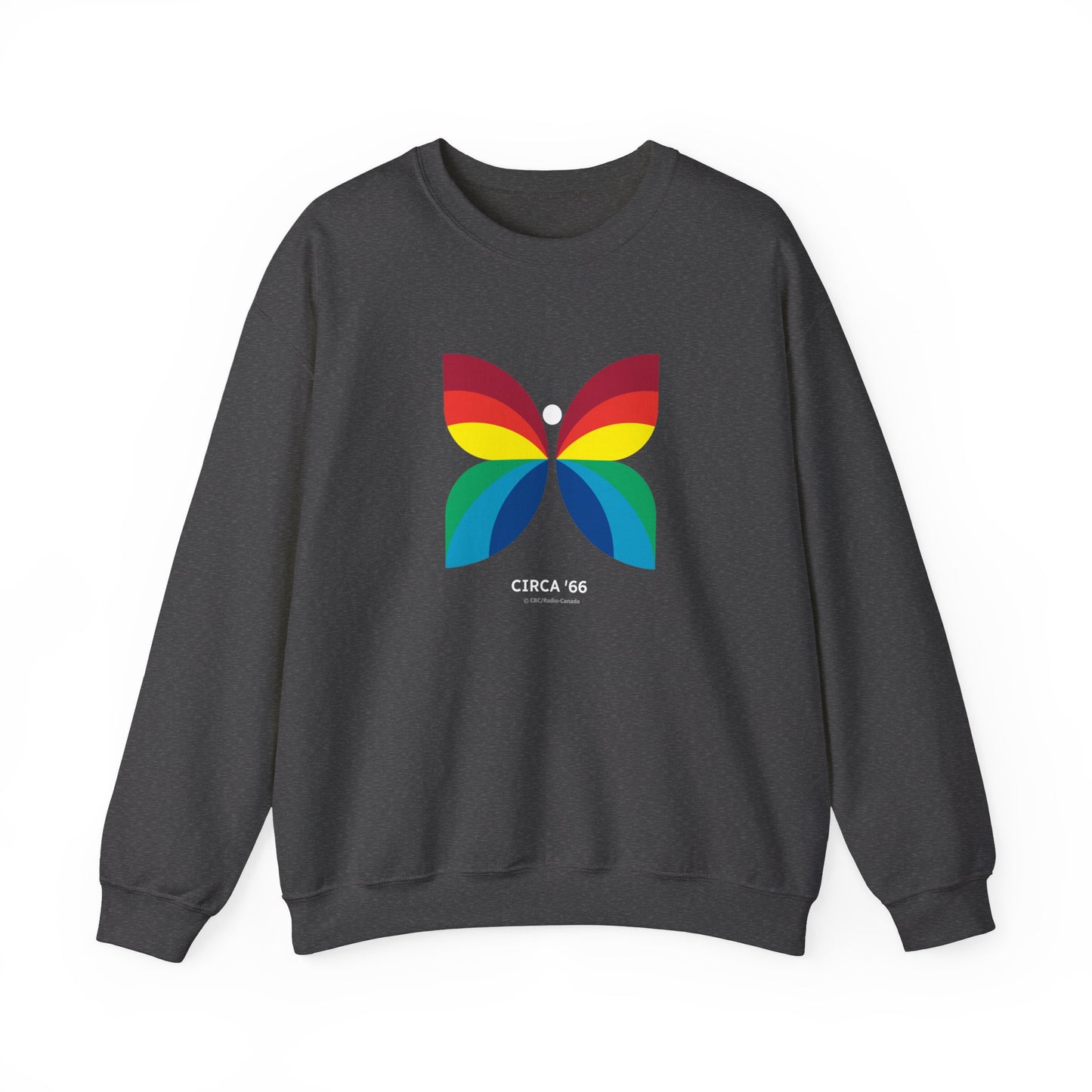 CBC 1966 Butterfly Retro Logo Unisex Heavy Blend™ Crewneck Sweatshirt