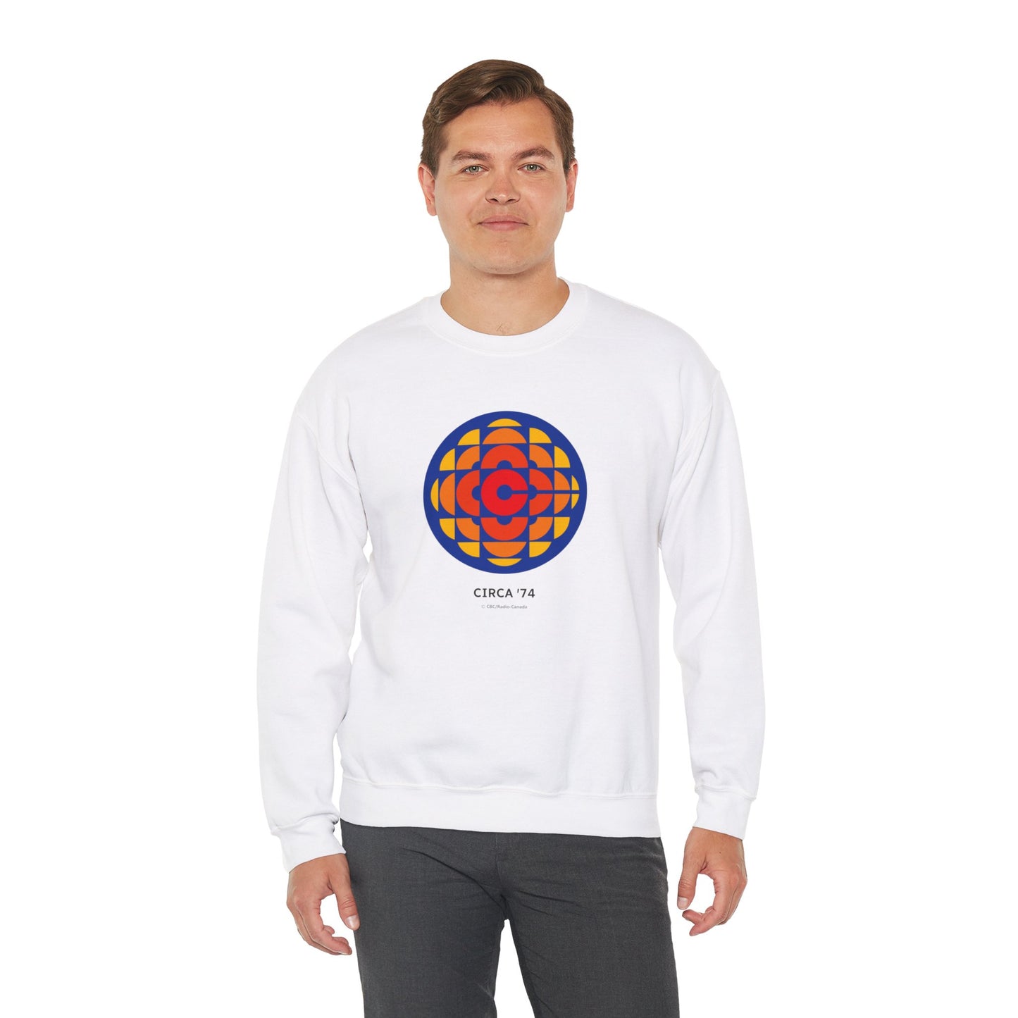 CBC 1974 Retro Logo Unisex Heavy Blend™ Crewneck Sweatshirt