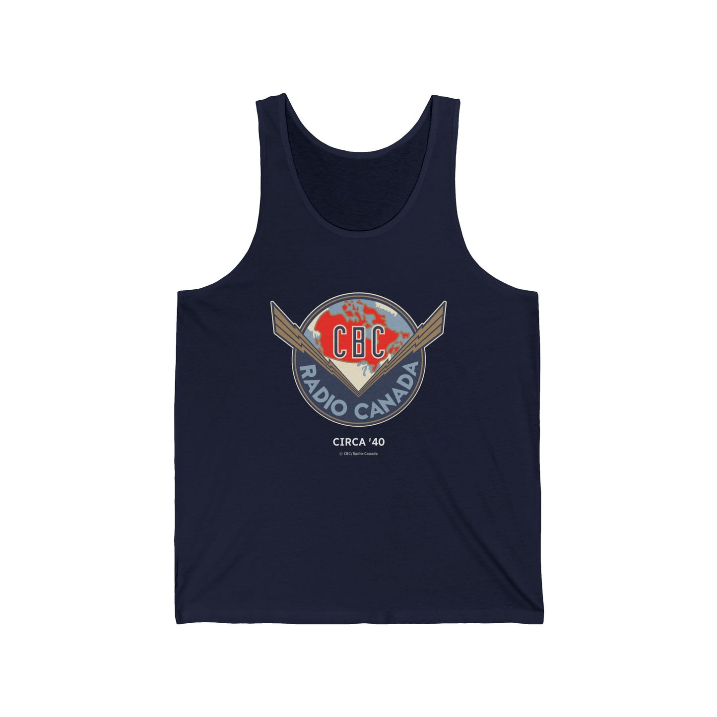 CBC 1940 Retro Logo Unisex Jersey Tank