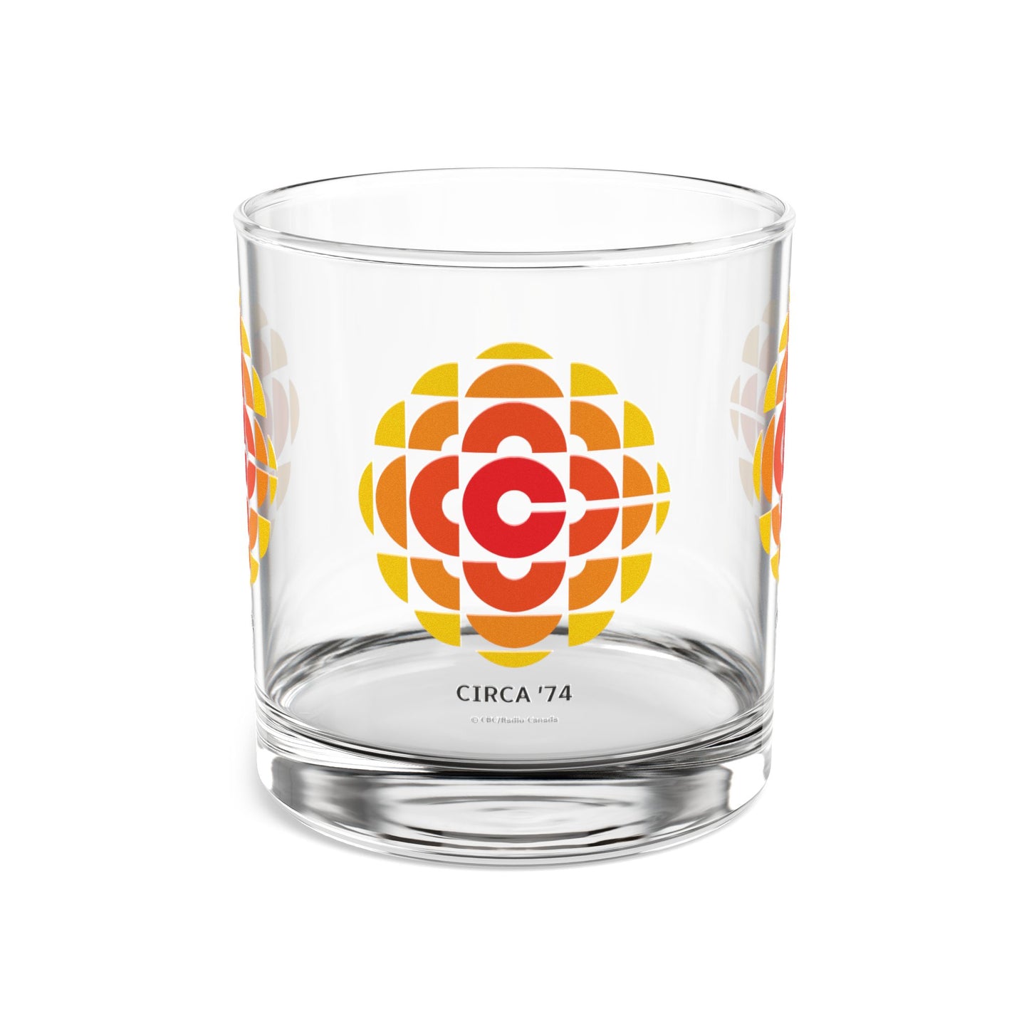 CBC 1974 Logo Rocks Glass, 10oz