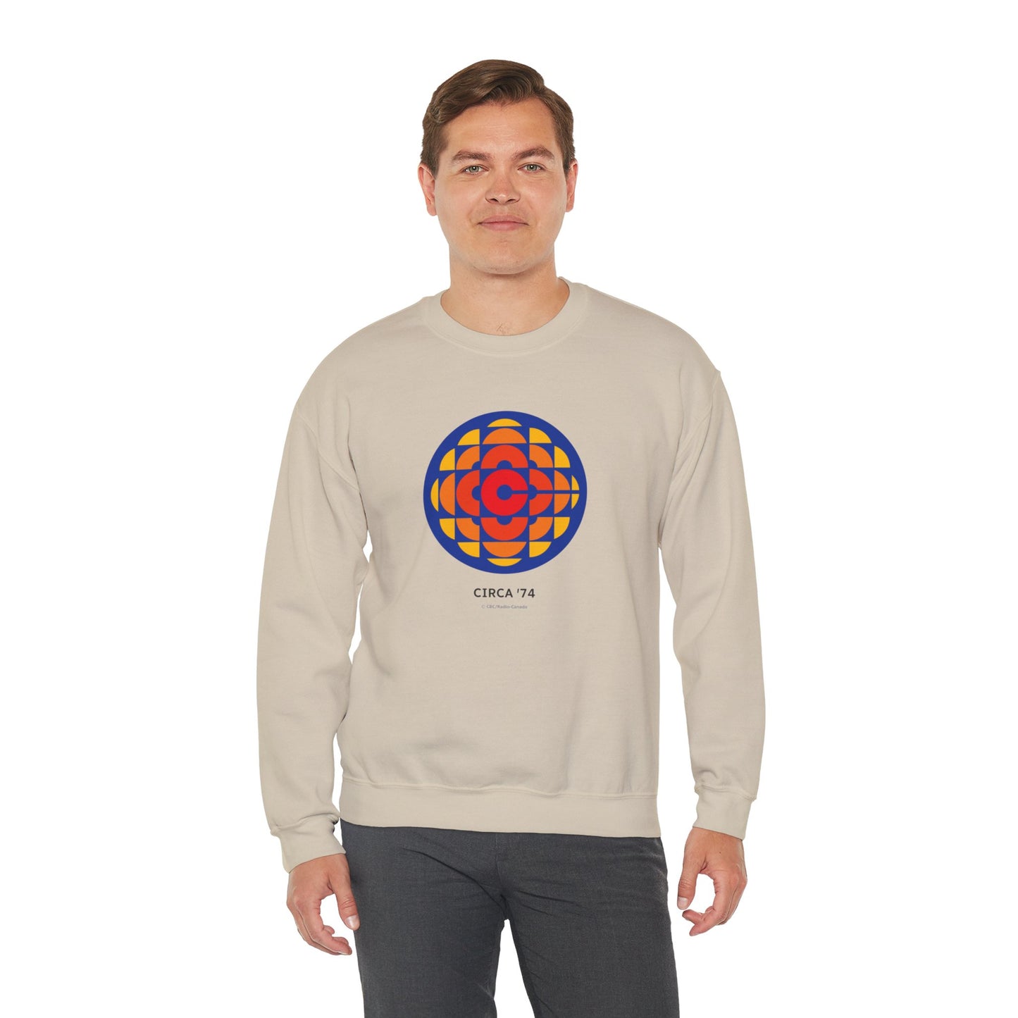 CBC 1974 Retro Logo Unisex Heavy Blend™ Crewneck Sweatshirt