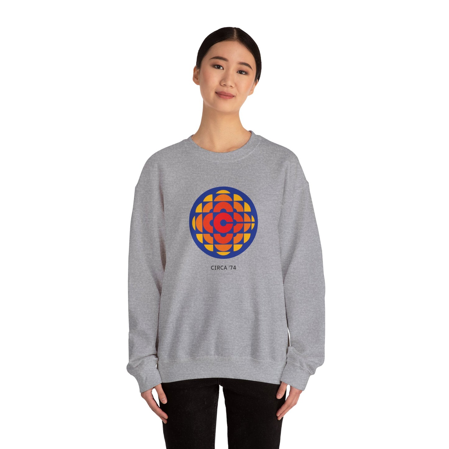 CBC 1974 Retro Logo Unisex Heavy Blend™ Crewneck Sweatshirt