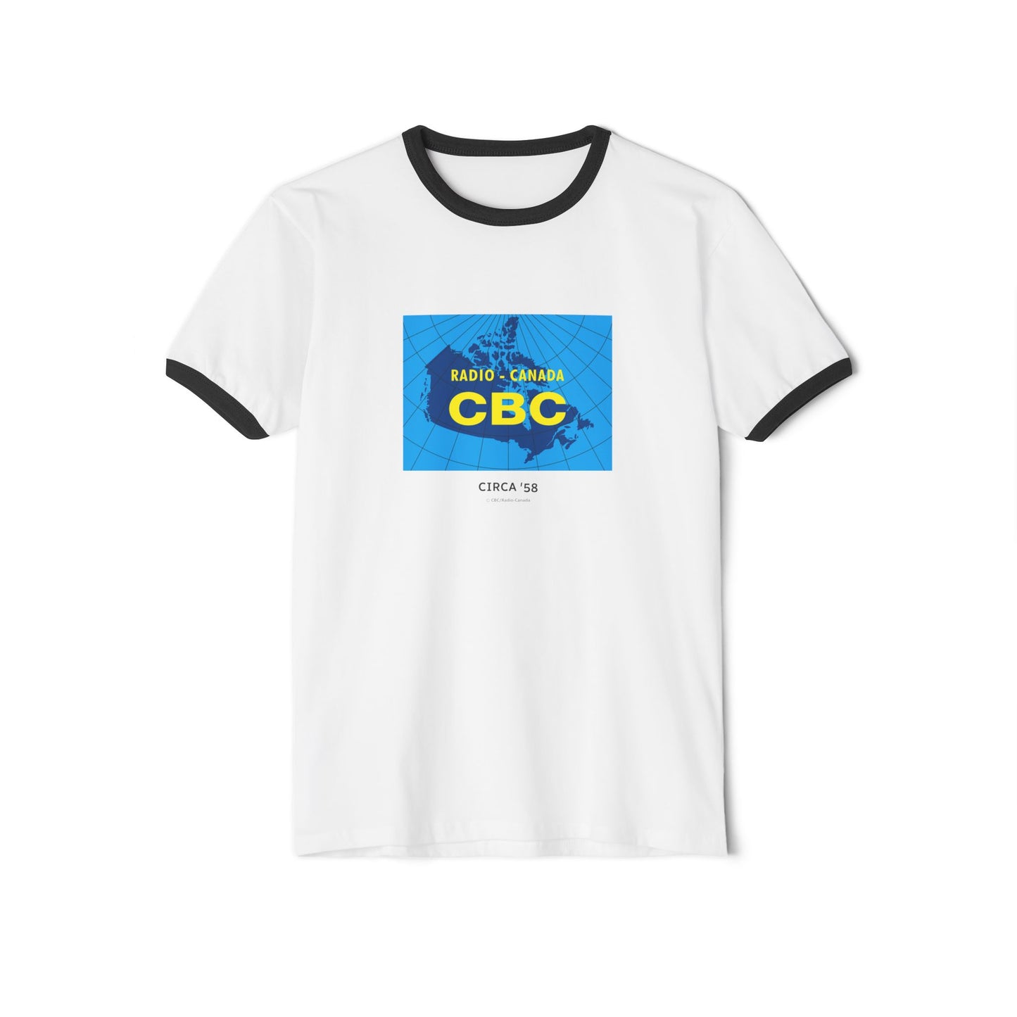 CBC 1958 Retro Logo Unisex Cotton Ringer T-Shirt