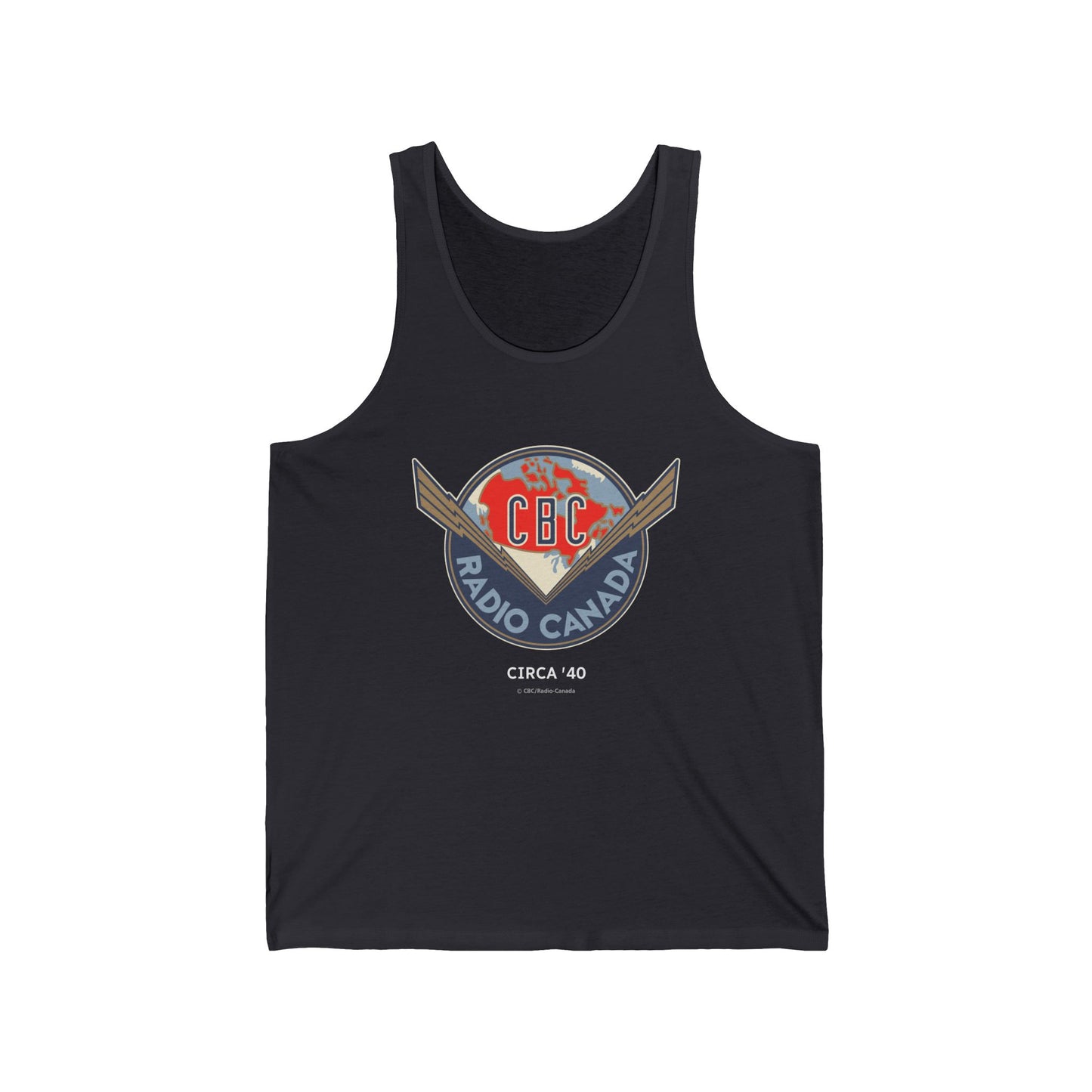 CBC 1940 Retro Logo Unisex Jersey Tank