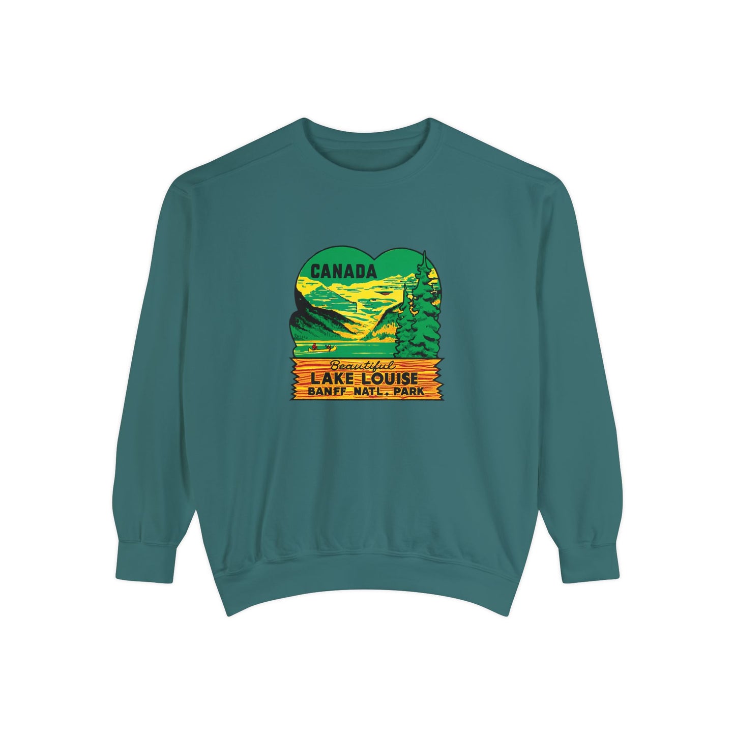 Canada Lake Louise Unisex Garment-Dyed Sweatshirt