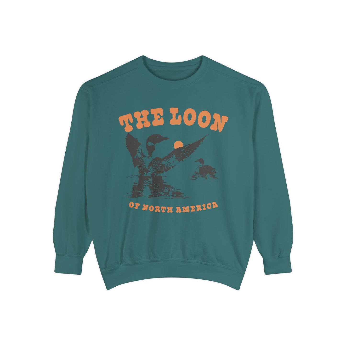 The Loon Of North America Unisex Garment-Dyed Sweatshirt