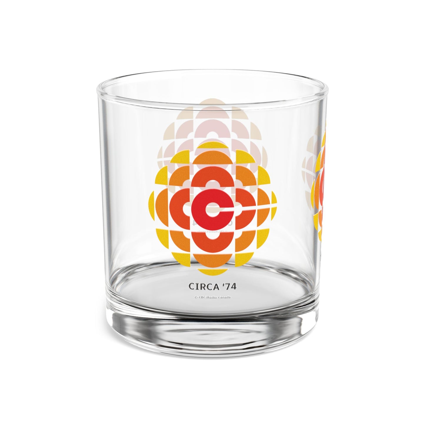 CBC 1974 Logo Rocks Glass, 10oz