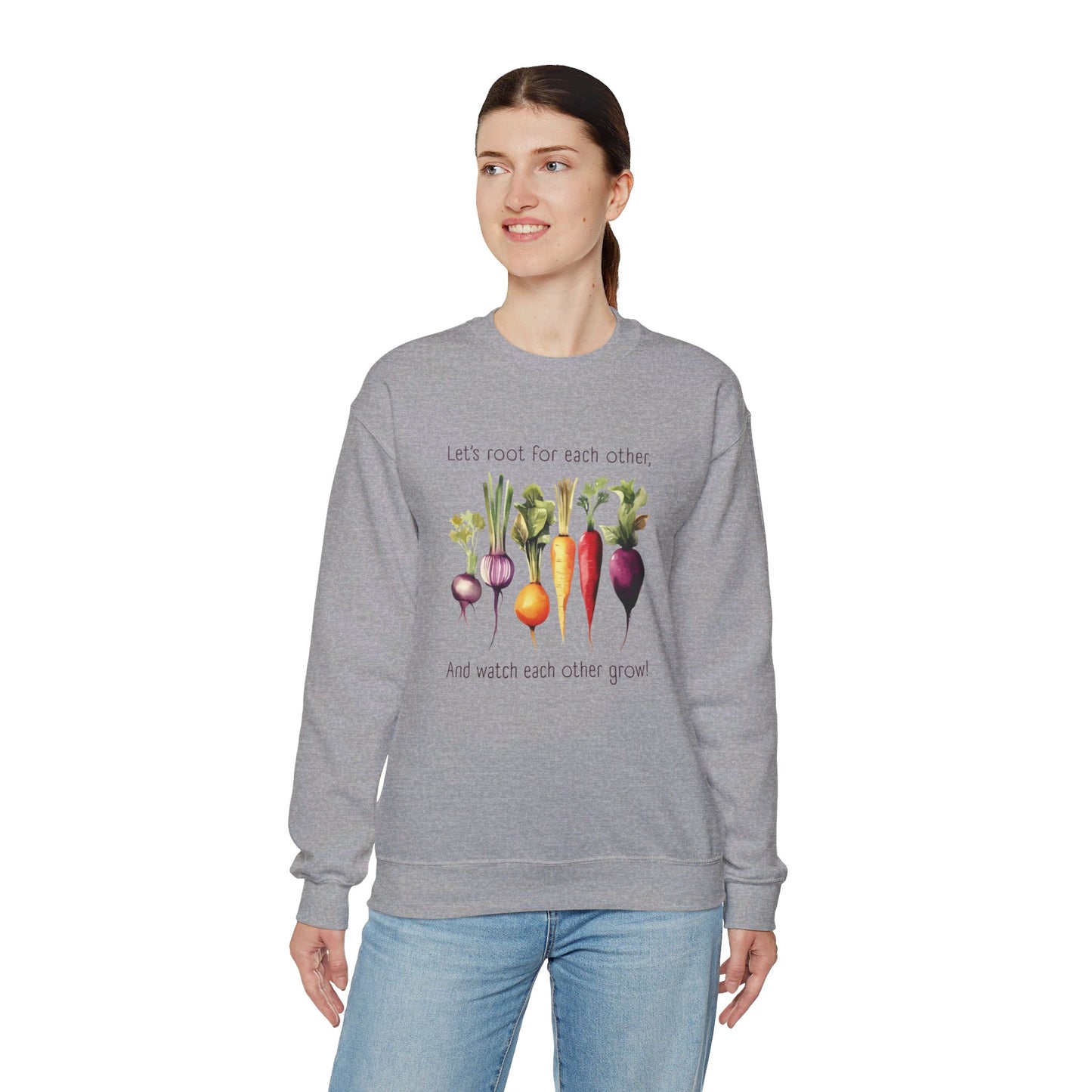 Let All Root For Each Other  Unisex Heavy Blend™ Crewneck Sweatshirt