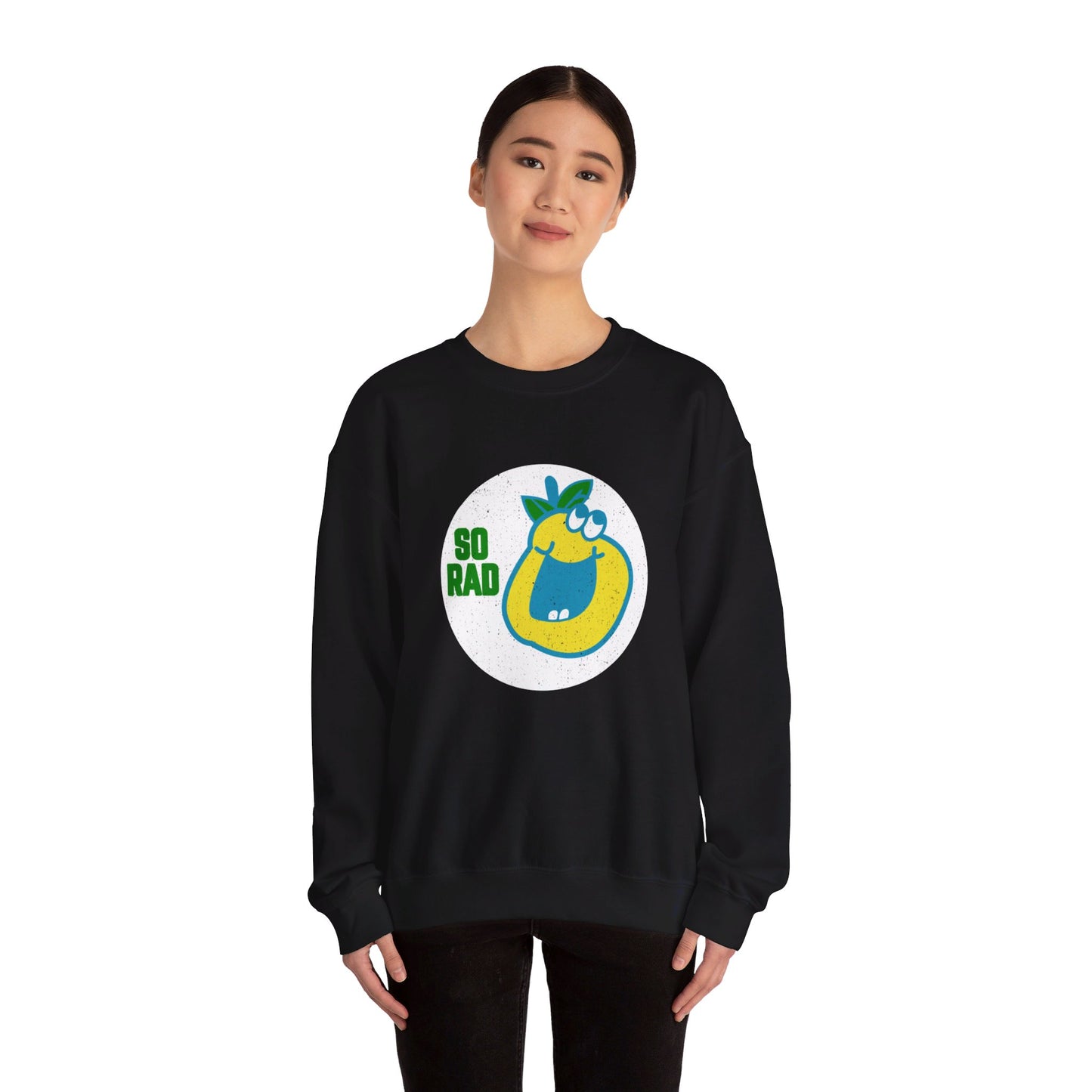 So Rad Retro Charachter Mascot Unisex Heavy Blend™ Crewneck Sweatshirt