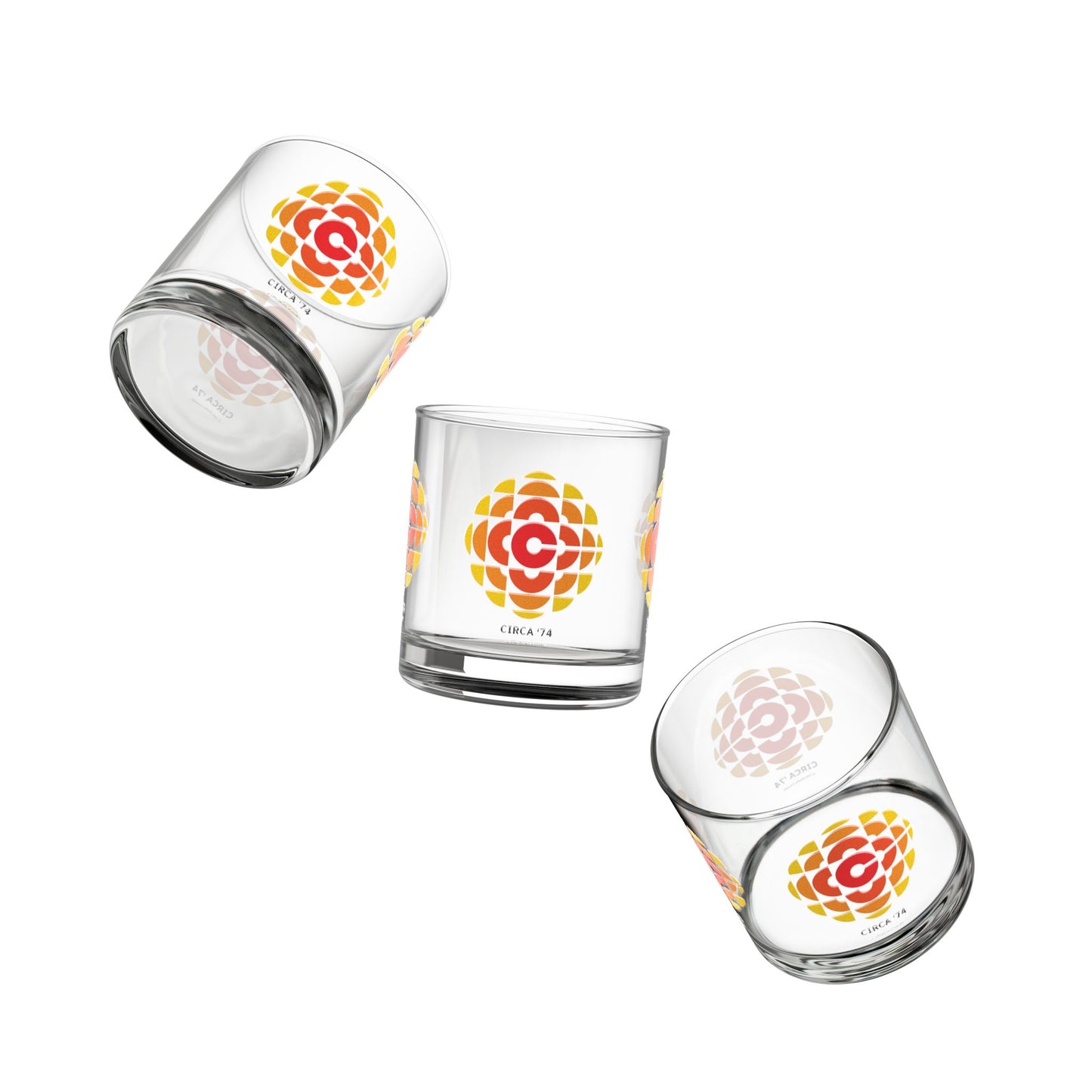 CBC 1974 Logo Rocks Glass, 10oz