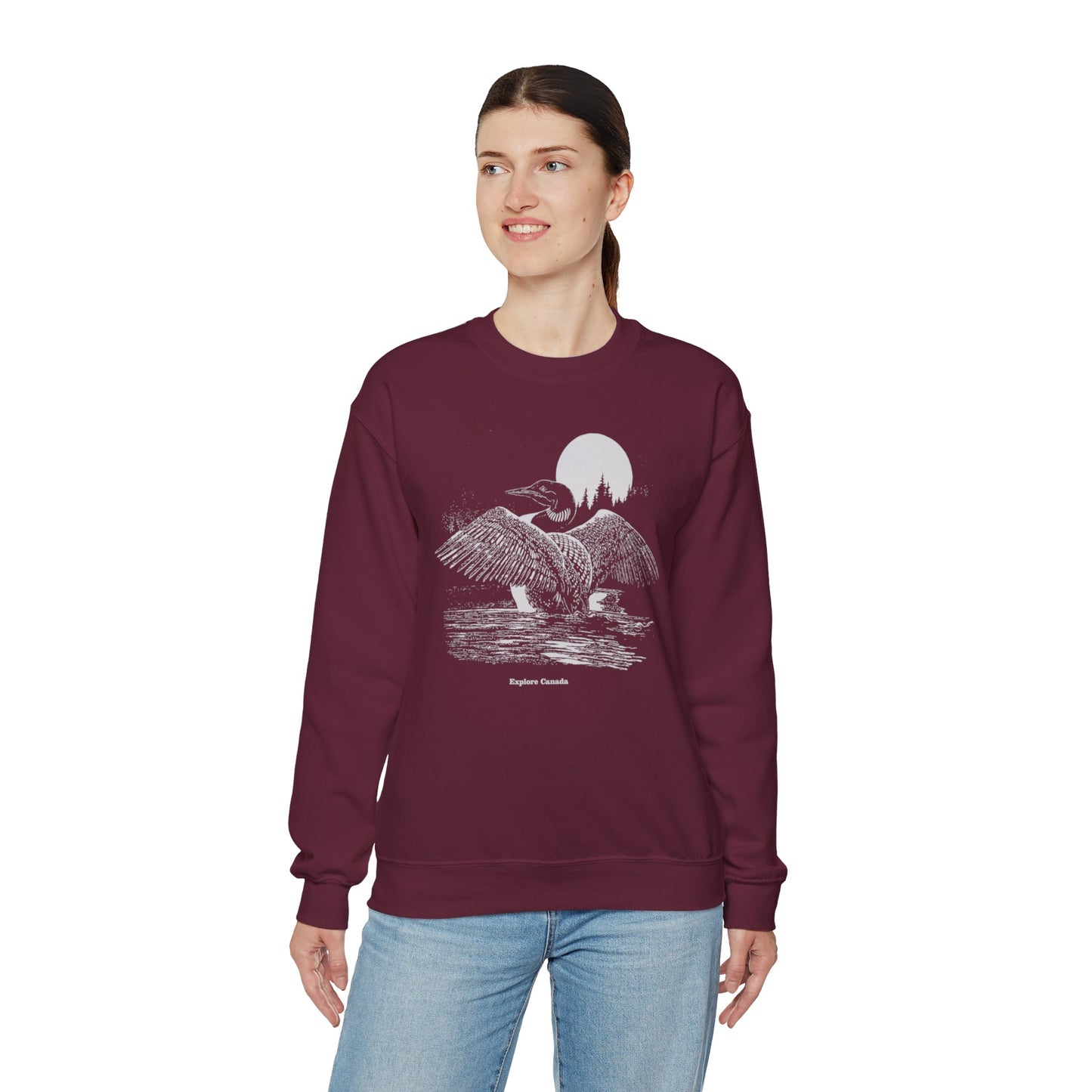 Canada Loon Unisex Heavy Blend™ Crewneck Sweatshirt