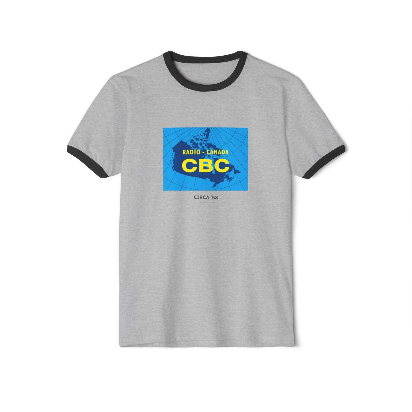 CBC 1958 Retro Logo Unisex Cotton Ringer T-Shirt