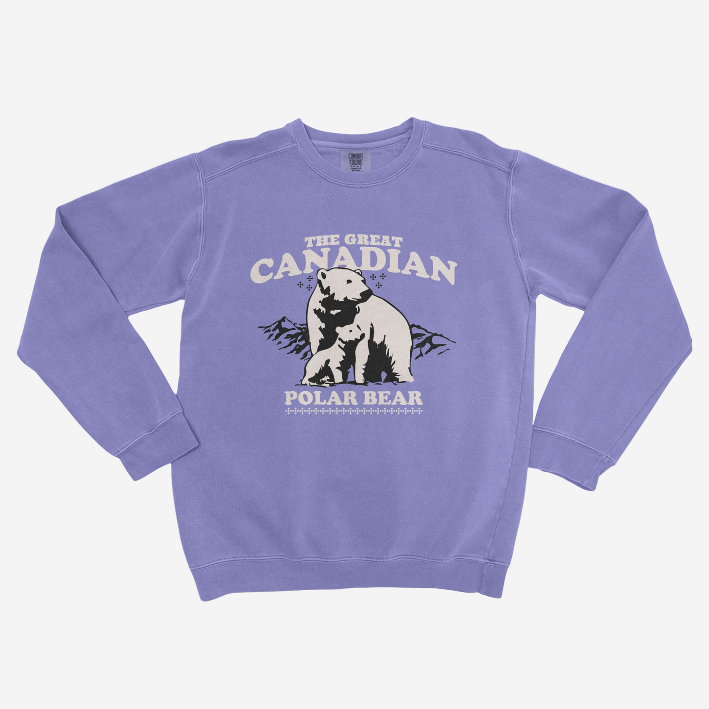 The Canadian Polar Bear Unisex Garment-Dyed Sweatshirt