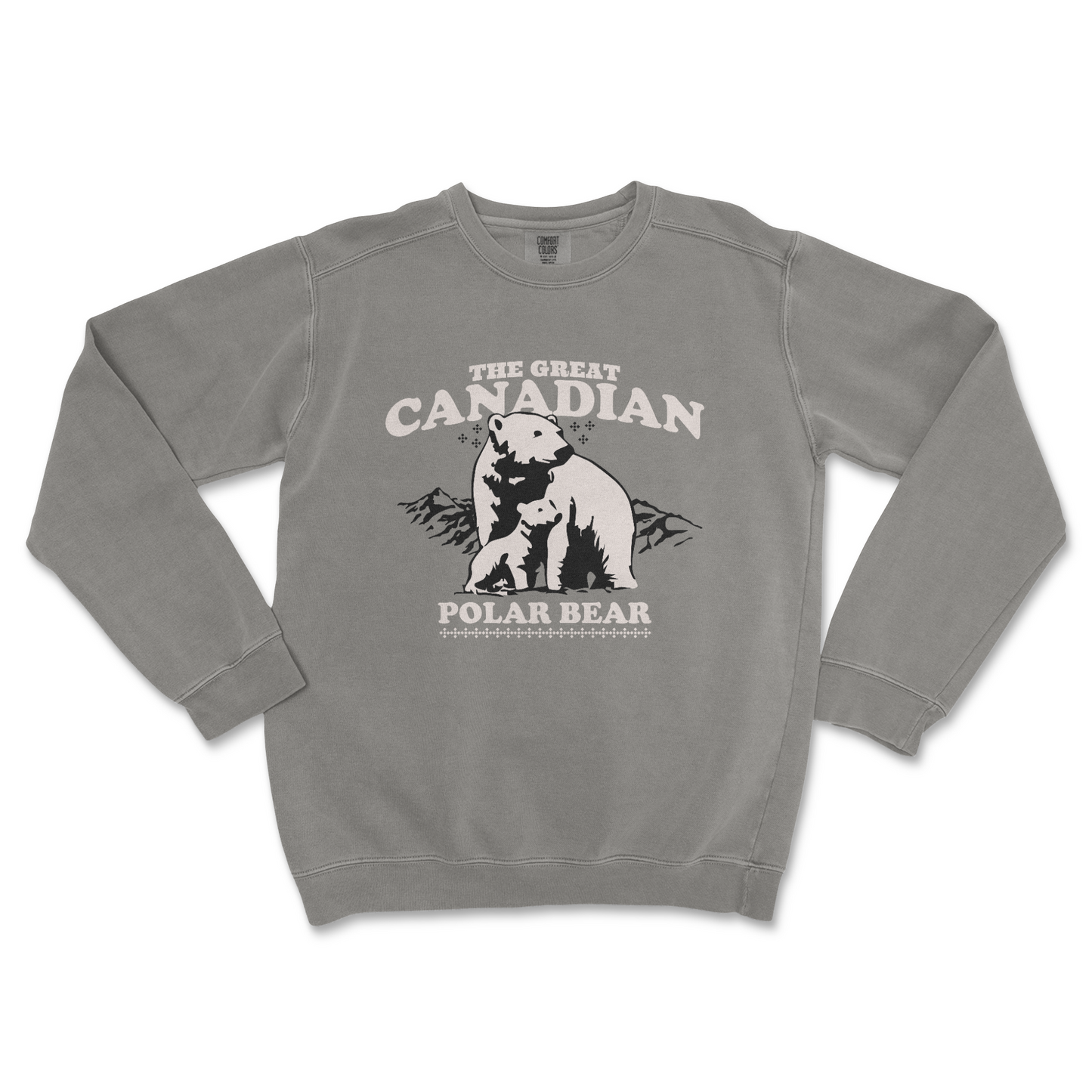 The Canadian Polar Bear Unisex Garment-Dyed Sweatshirt