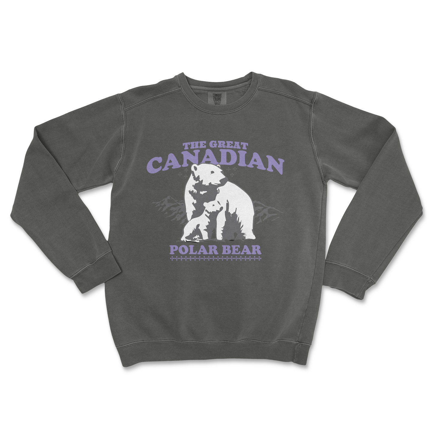 The Canadian Polar Bear Unisex Garment-Dyed Sweatshirt