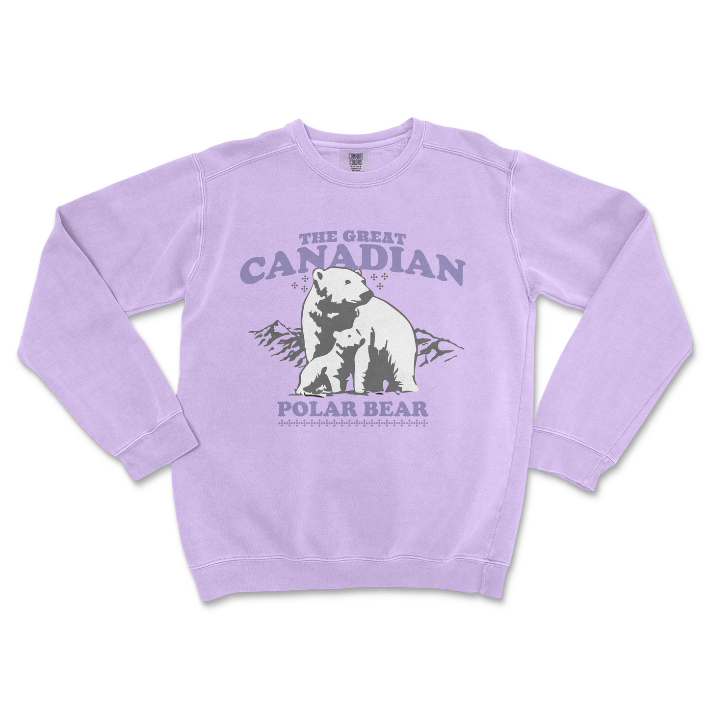 The Canadian Polar Bear Unisex Garment-Dyed Sweatshirt