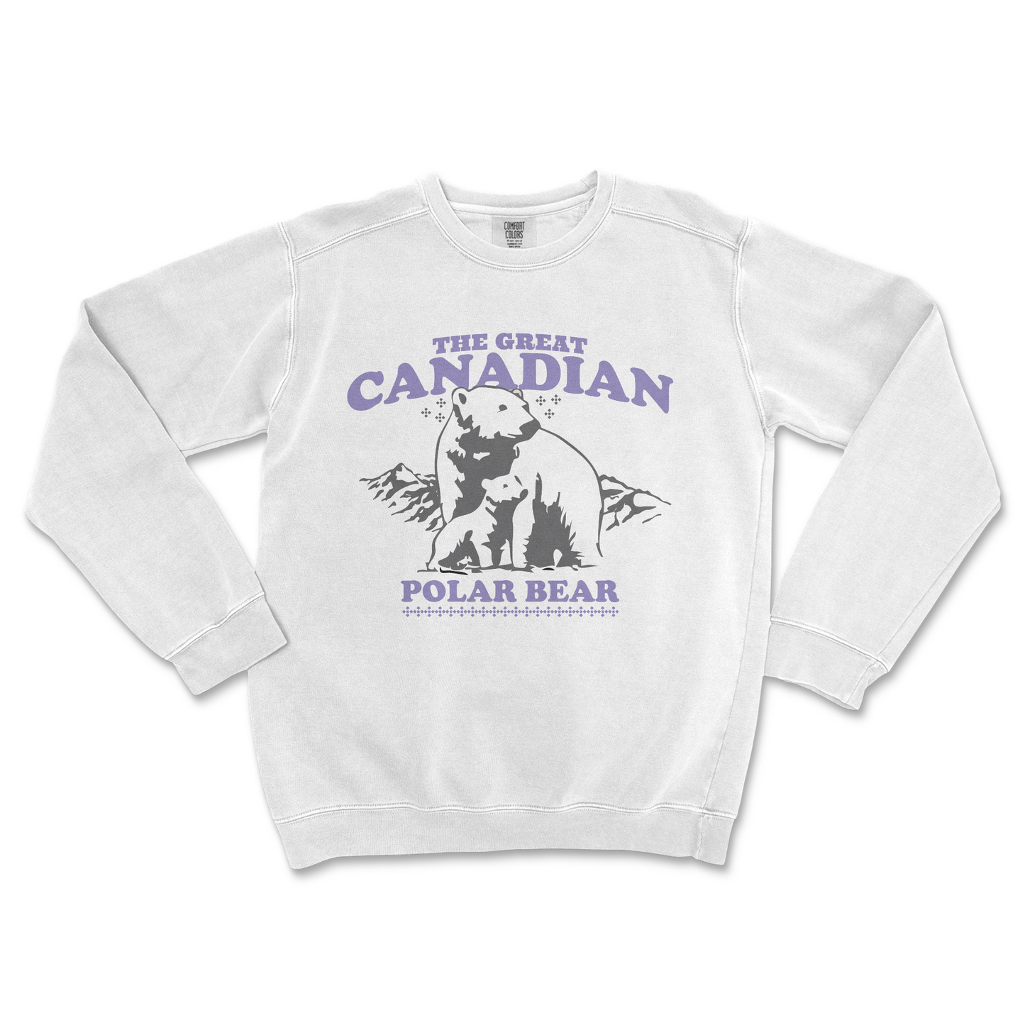 The Canadian Polar Bear Unisex Garment-Dyed Sweatshirt