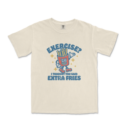 Exercise? Unisex Garment-Dyed T-shirt