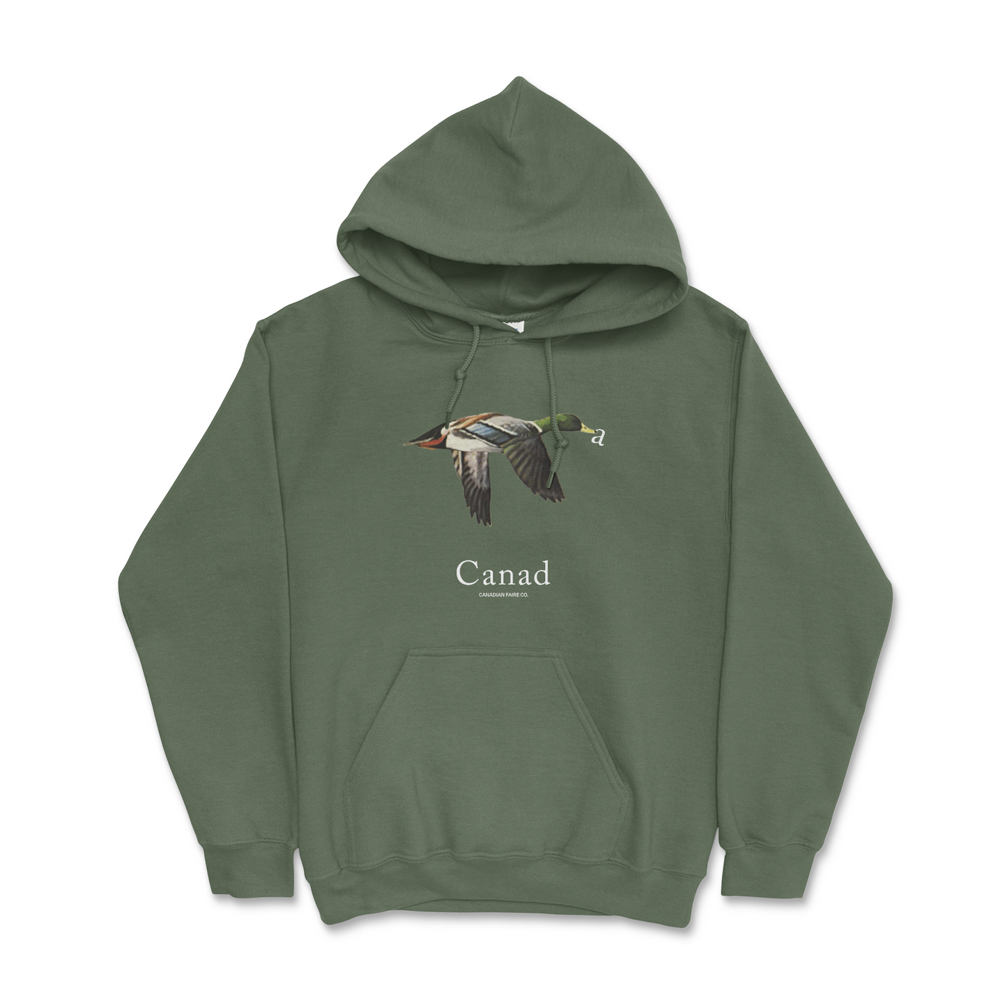 Canada Flying Duck Hoodie Wildlife Hoodie