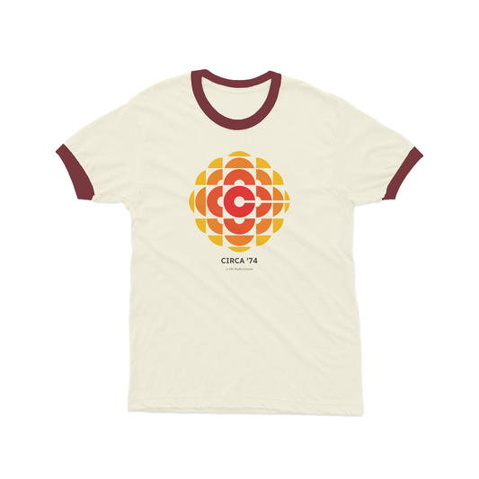 CBC 1974 Retro Logo Unisex Cotton Ringer T-Shirt