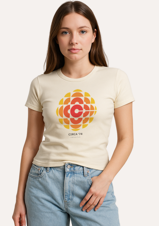 CBC Vintage 1974 Logo Women's Baby Rib T-shirt