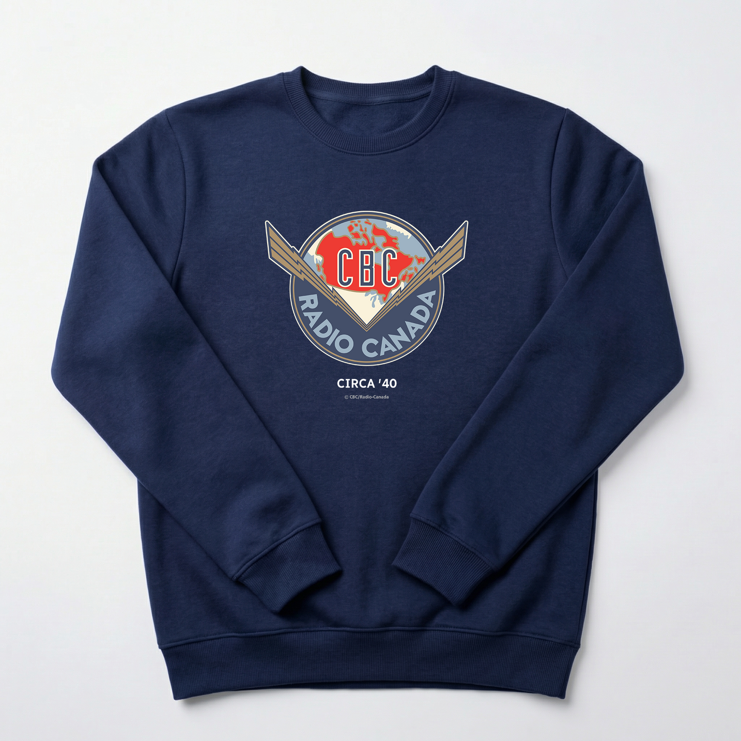 CBC 1940 Logo 50/50 Poly Cotton Sweatshirt