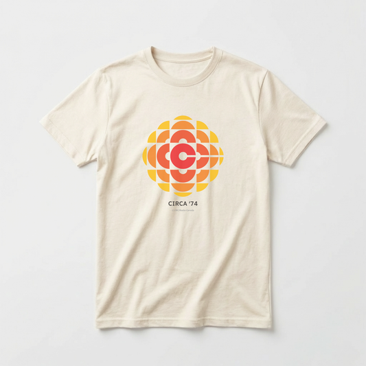 CBC '74 Logo 100% Cotton Organic Made In Canada T-shirt