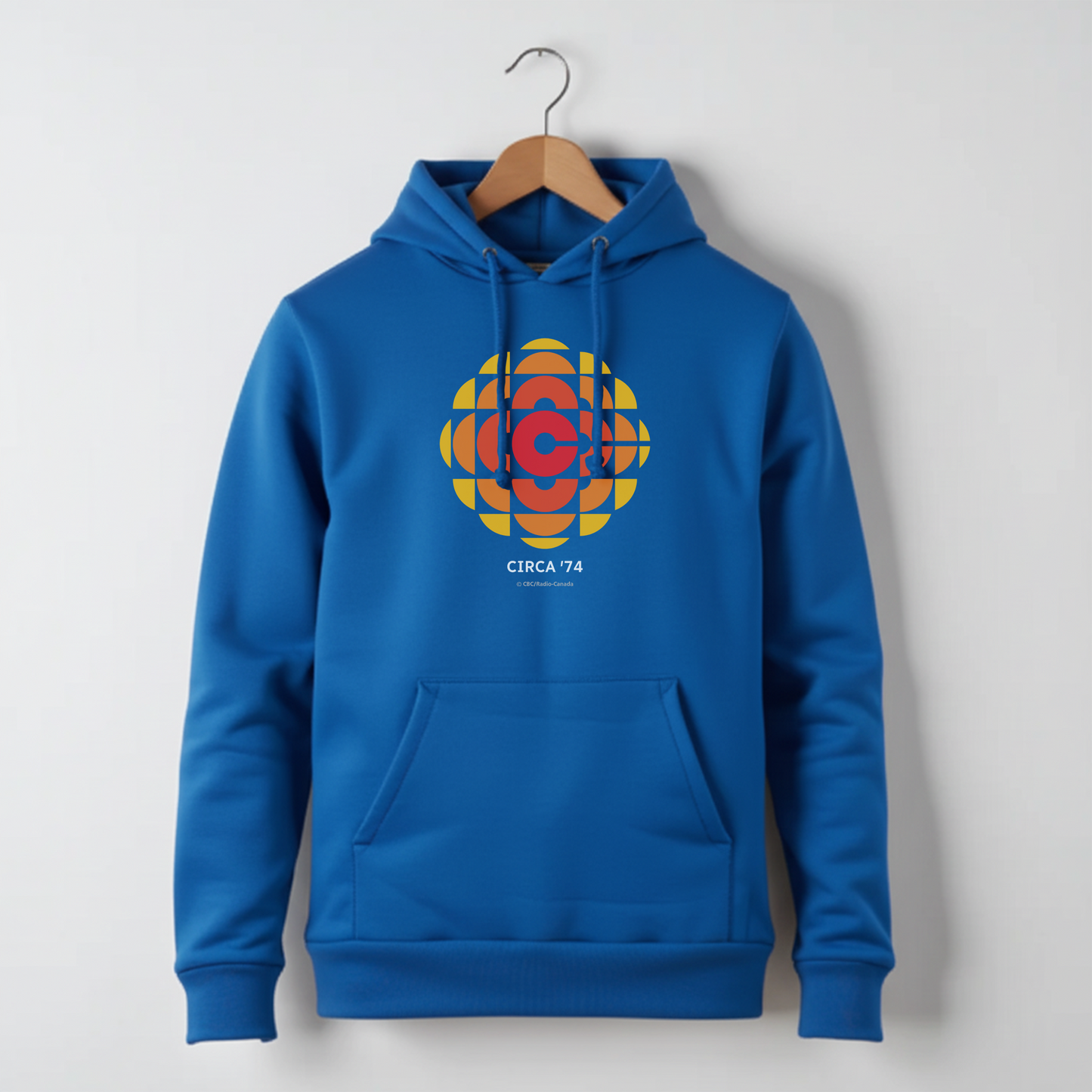 50/50 Poly Cotton Hooded Sweatshirt With The 1974 CBC Logo