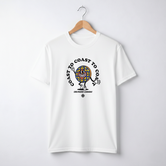 CBC 1974 Larry The Logo Mascot Made In Canada Jersey Tee
