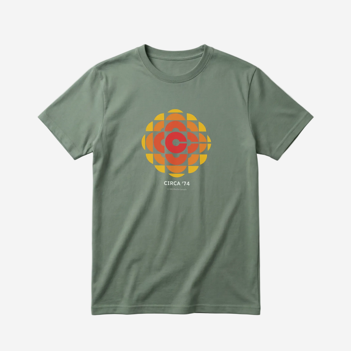 CBC '74 Logo 100% Cotton Organic Made In Canada T-shirt
