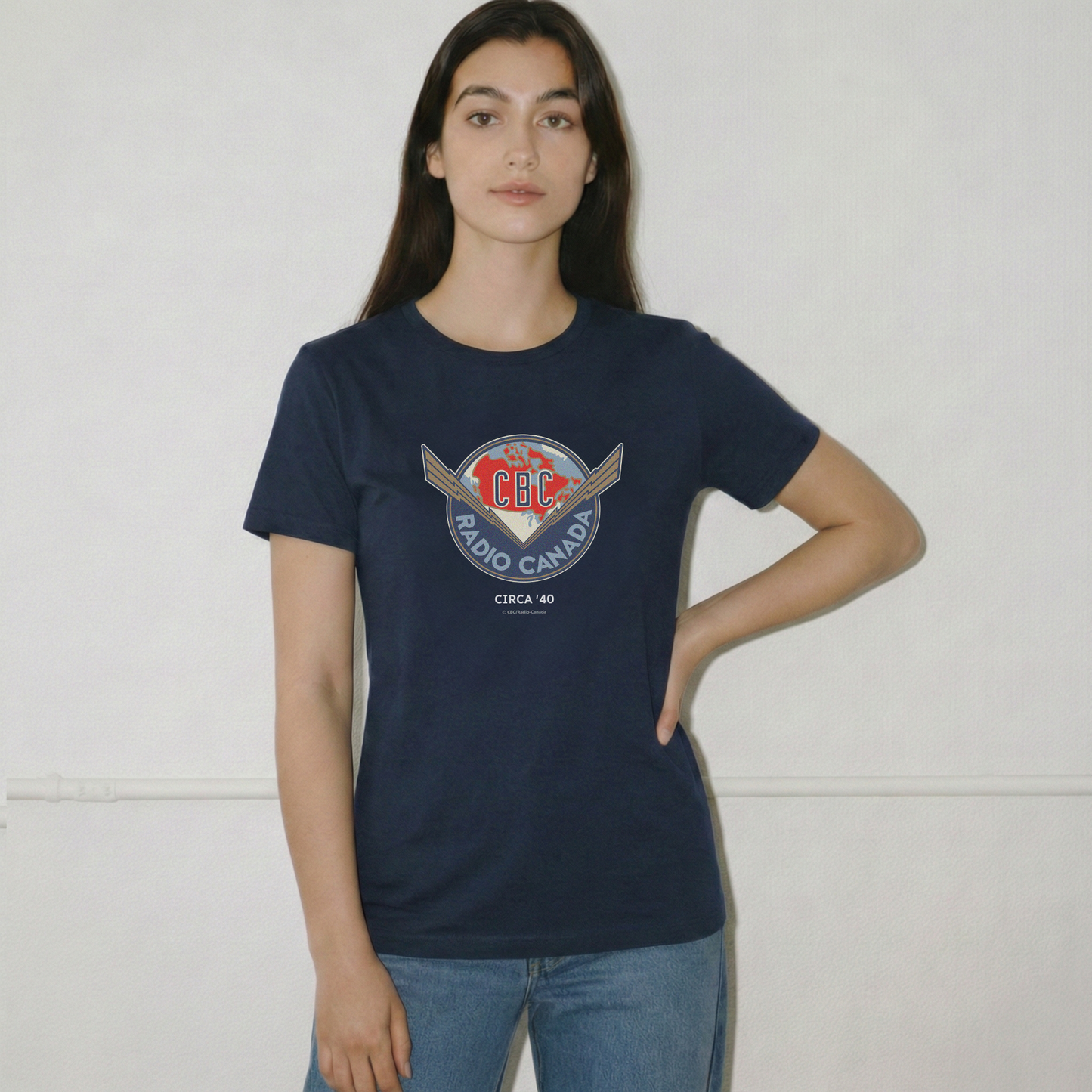 Unisex CBC 1940 Made In Canada Jersey Tee