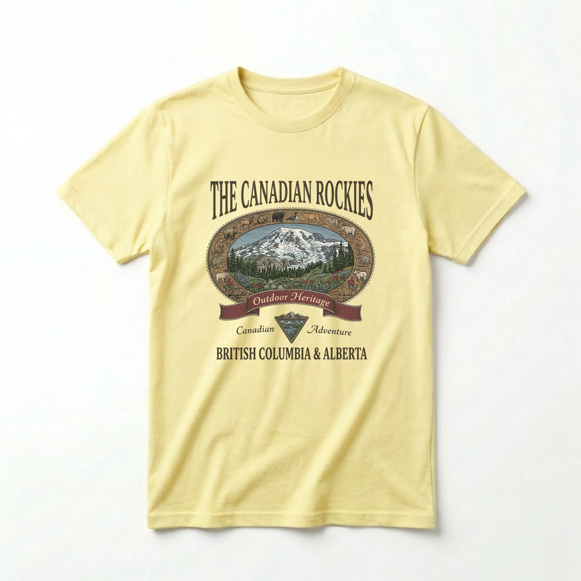 Canadian Rockies Tee Made In Canada
