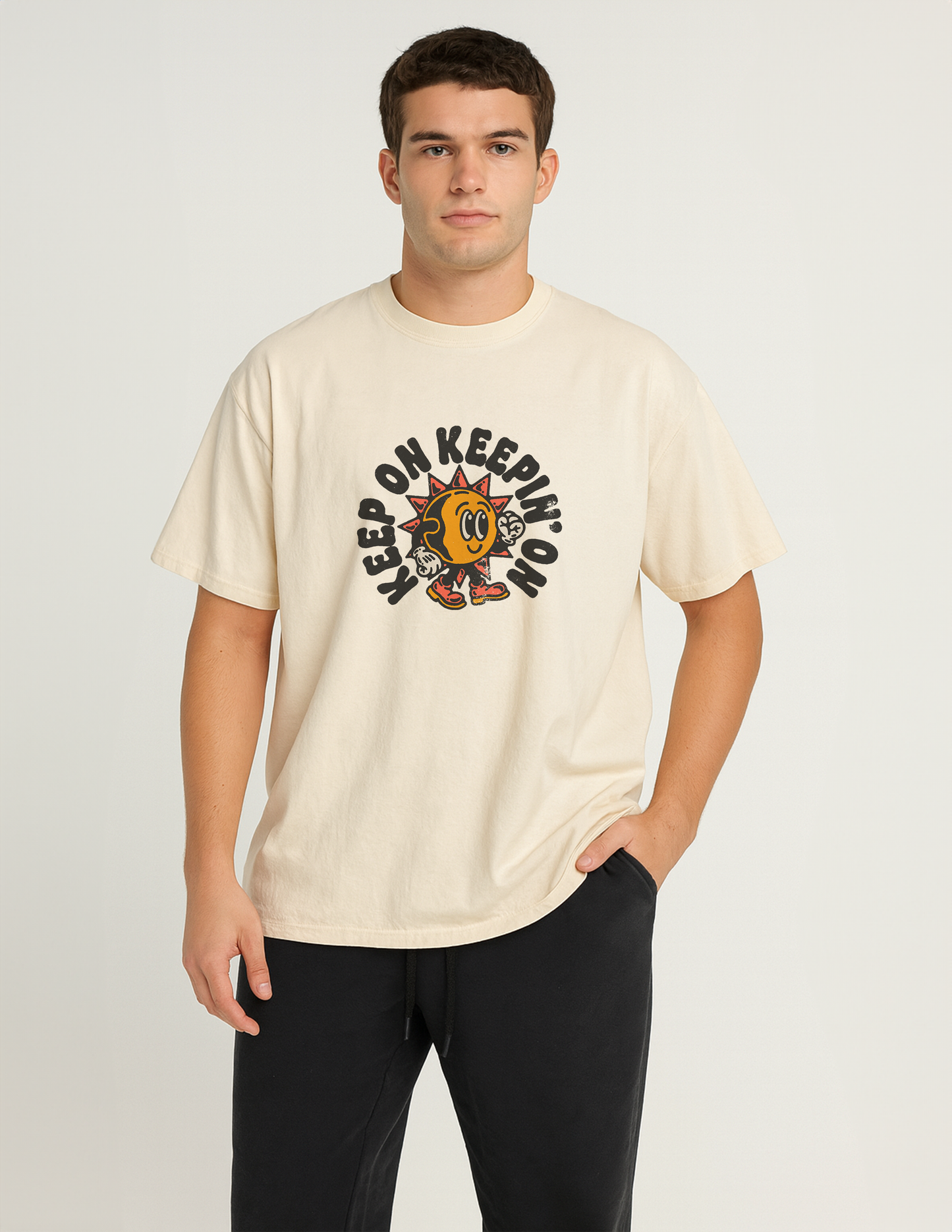 Keep On Keepin'on Unisex Garment-Dyed T-shirt