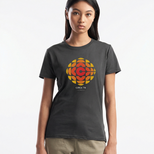 CBC 1974 Logo Women's Made In Canada Tee