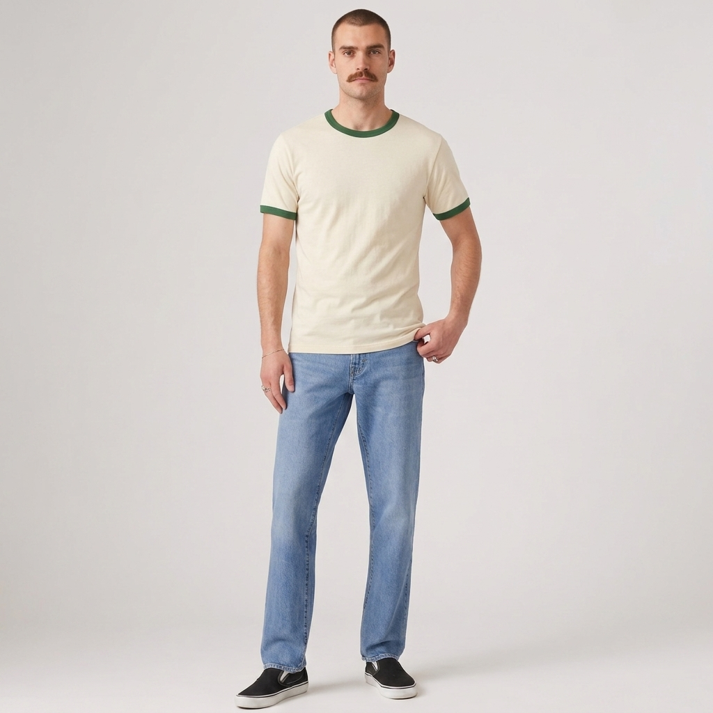 100% Organic Cotton Made In Canada Ringer Tee