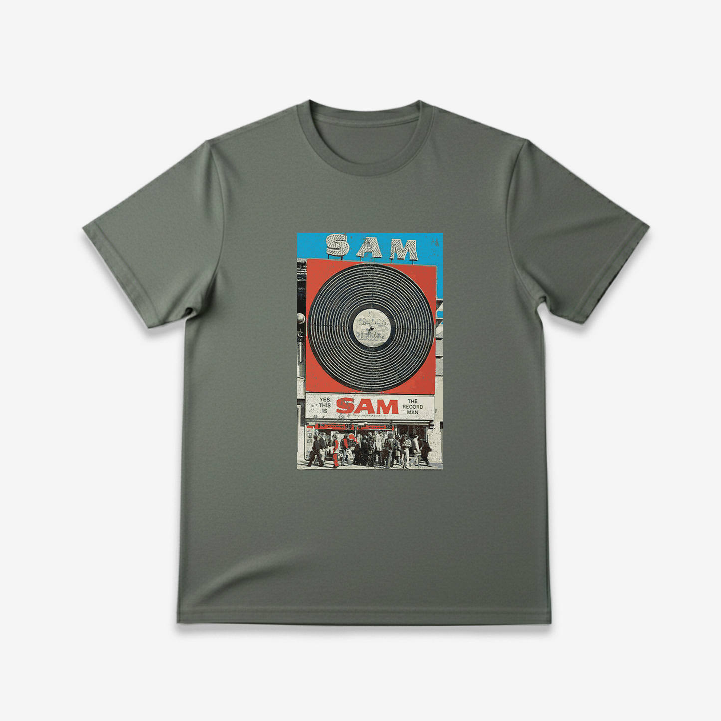 Sam The Record Man Made In Canada Fine Jersey Tee