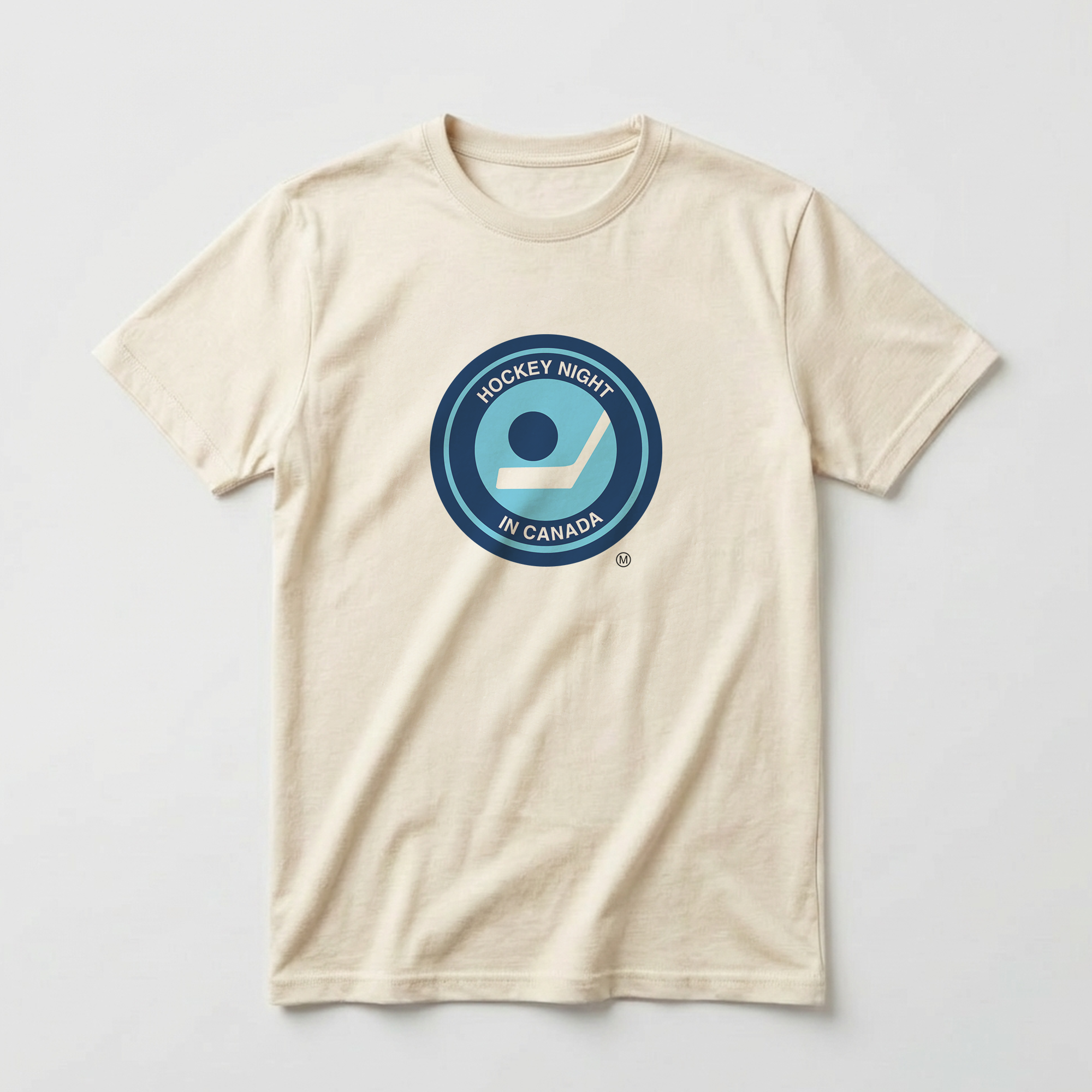 Retro Hockey Night In Canada Logo Cotton Tee