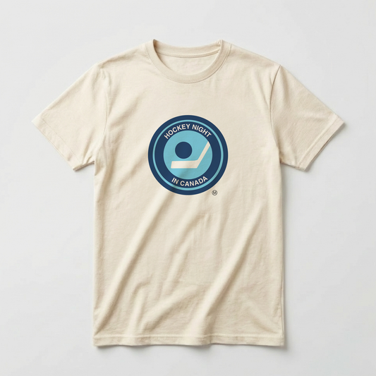 Retro Hockey Night In Canada Logo Cotton Tee