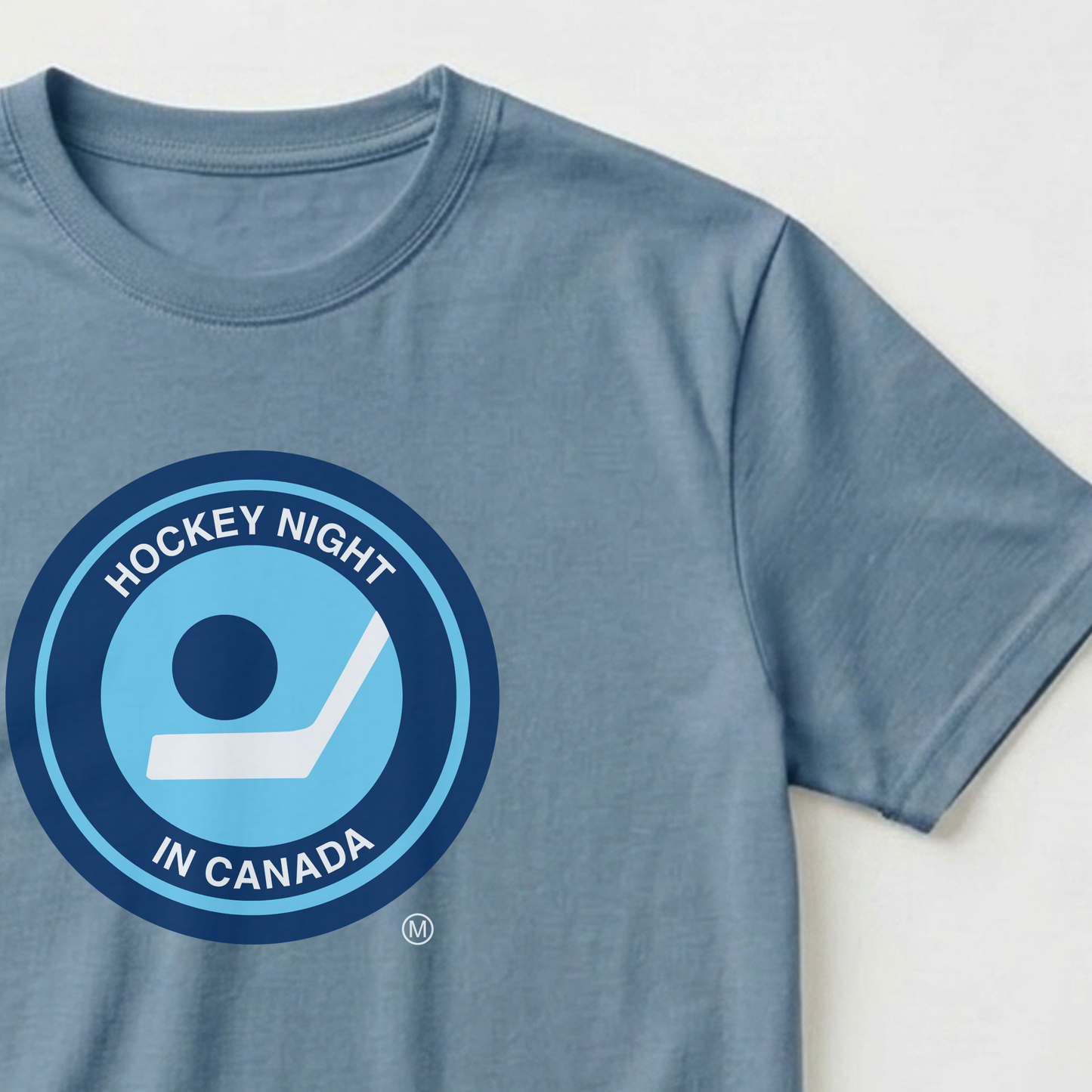 Retro Hockey Night In Canada Logo Cotton Tee